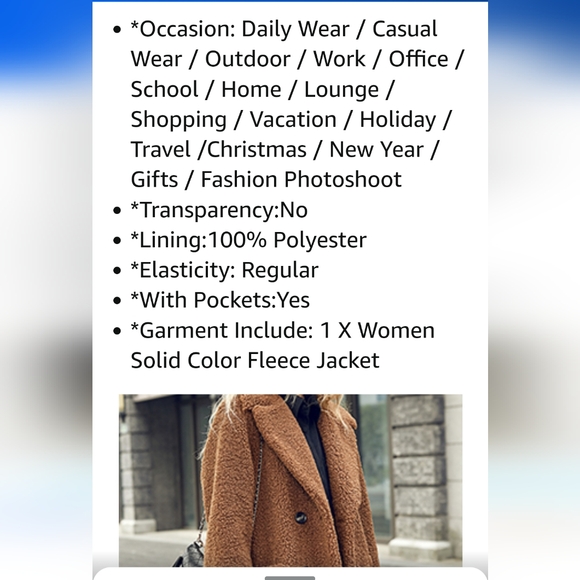 Relish No Less Black Teddy Jacket Size M - Picture 7 of 16